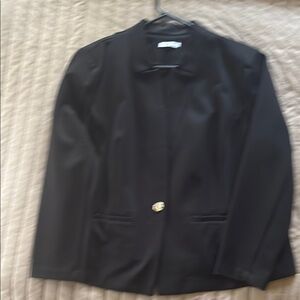 Dex Black Blazer Tailored Suit Jacket